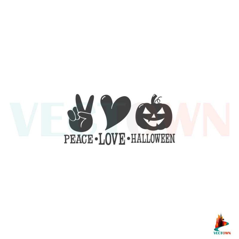 peace-love-halloween-svg-digital-file-silhouette