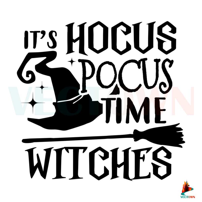 its-hocus-focus-time-witches-svg-digital-file-silhouette