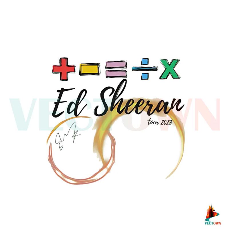 ed-sheeran-the-mathematics-tour-trendy-png-silhouette-file