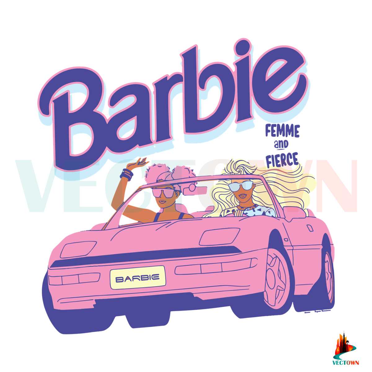 Barbie Femme And Fierce SVG Barbie Movie 2023 SVG Cricut File