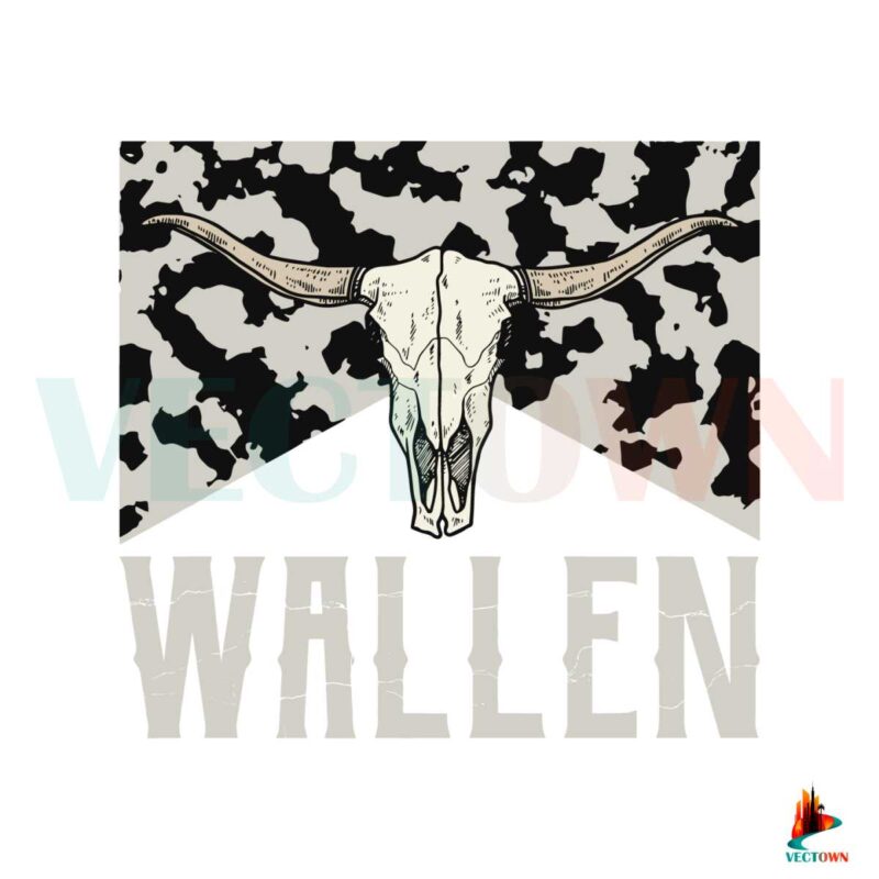 wallen-bullhead-cowboy-wallen-svg-graphic-design-file