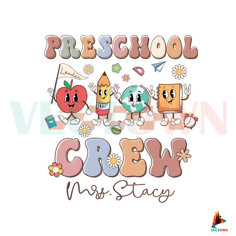 personalized-retro-preschool-crew-png-funny-student-png-file