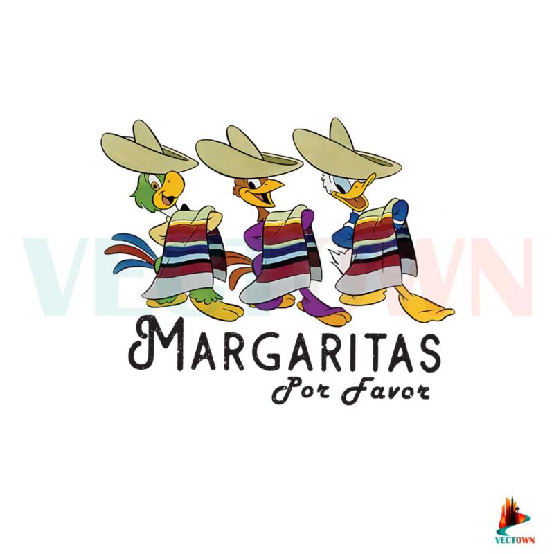 vintage-disney-margarita-the-three-caballeros-png-download