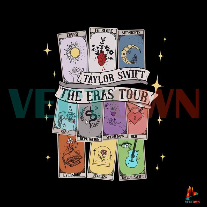 taylor-swift-albums-the-eras-tour-png-silhouette-files