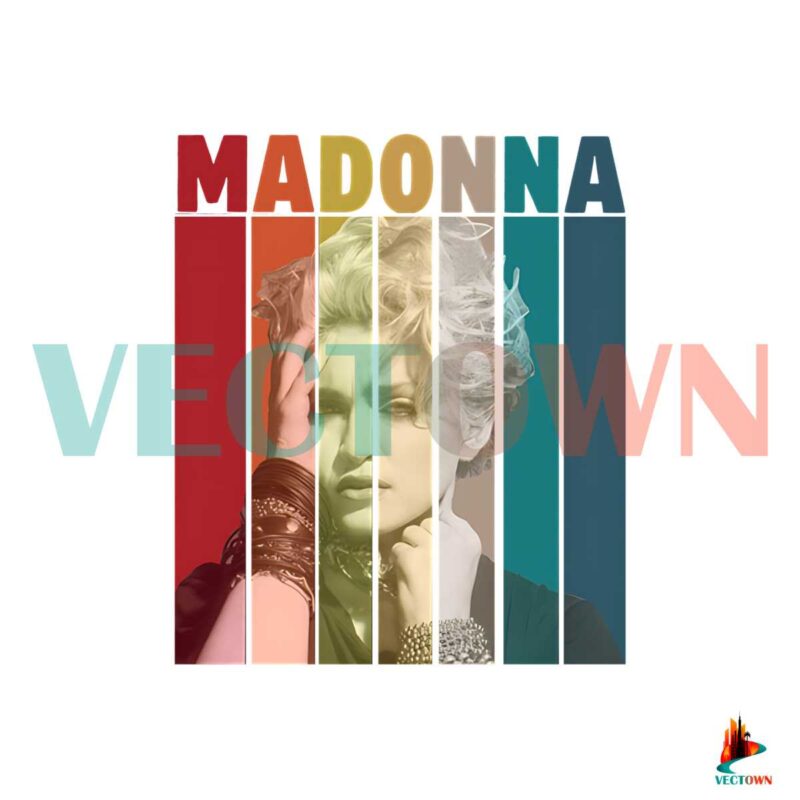 madonna-music-vintage-png-sublimation-design