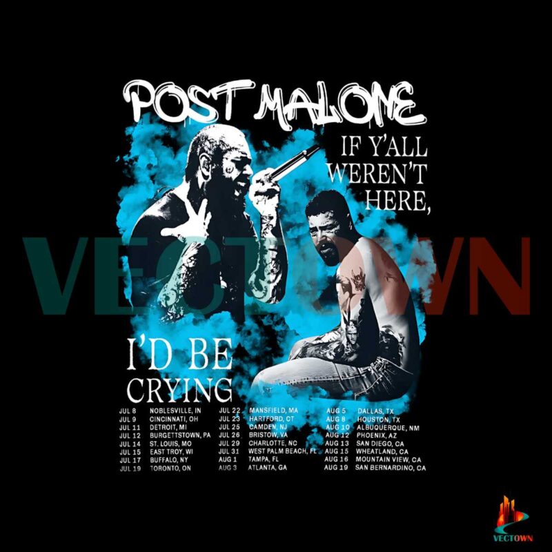 vintage-post-malone-2023-tour-png-sublimation-download