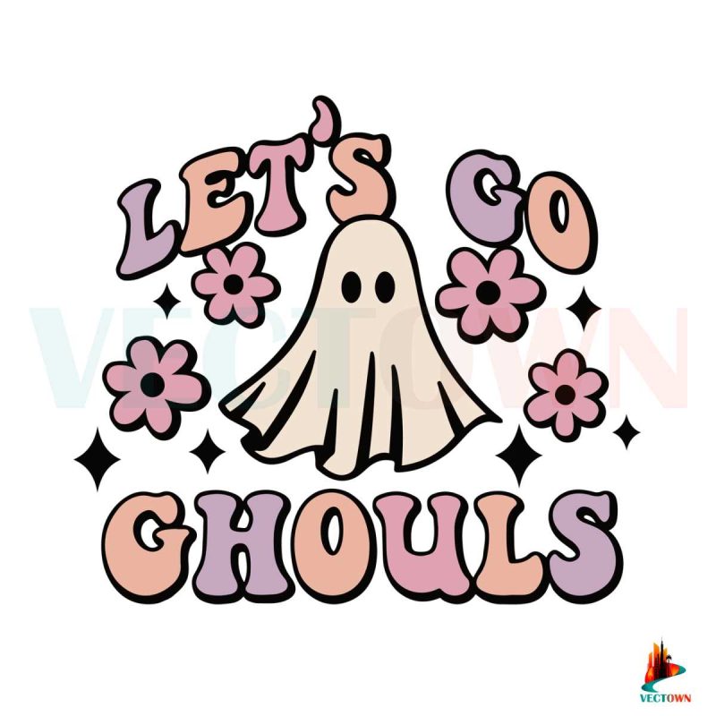 retro-halloween-lets-go-ghouls-svg-graphic-designs-files