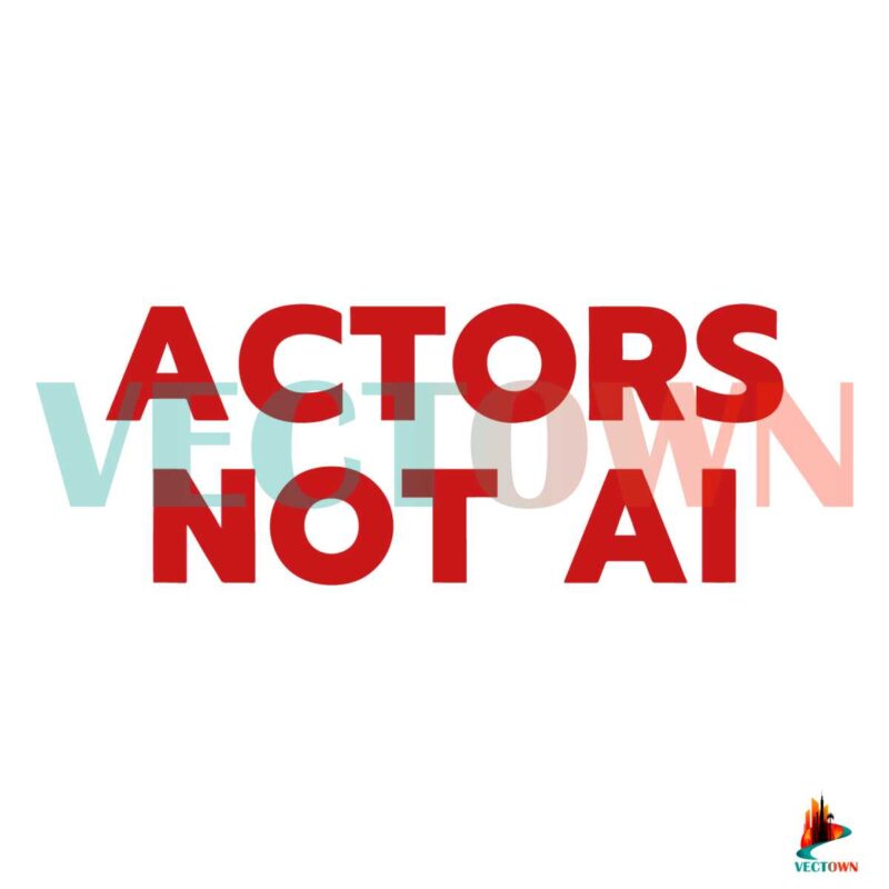 retro-wga-sag-strike-svg-actors-not-ai-svg-graphic-design-file