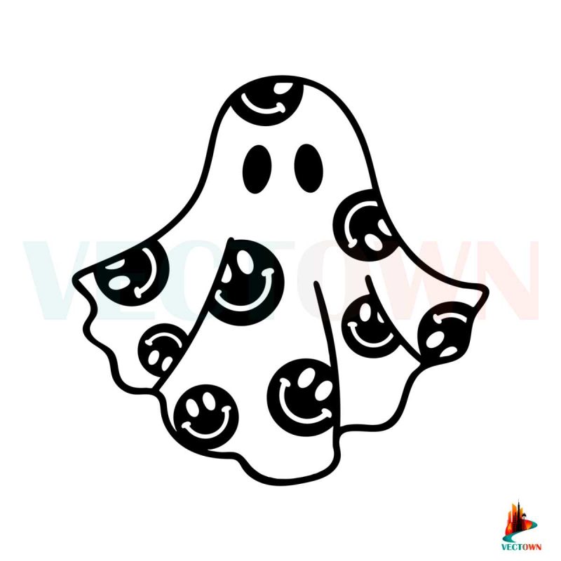 smiley-ghost-halloween-svg-digital-file