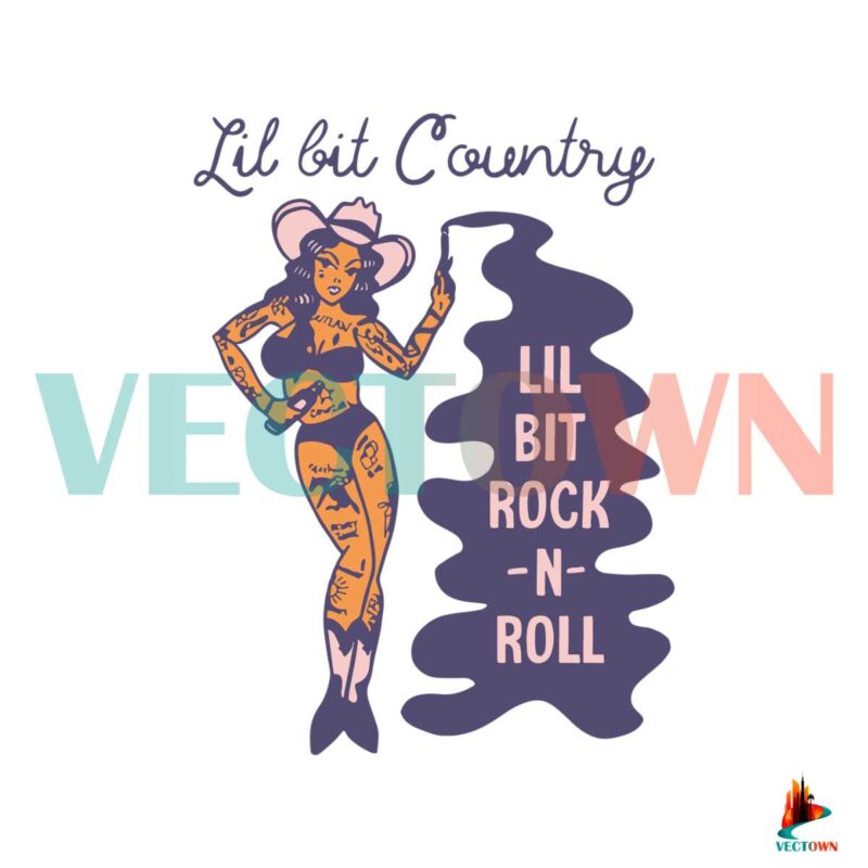 cowgirl-pinup-girl-country-lit-bit-rock-n-roll-svg-cutting-file