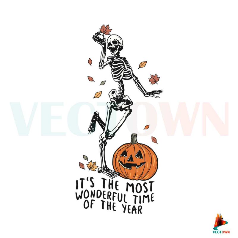 halloween-skeleton-the-most-wonderful-time-of-the-year-svg