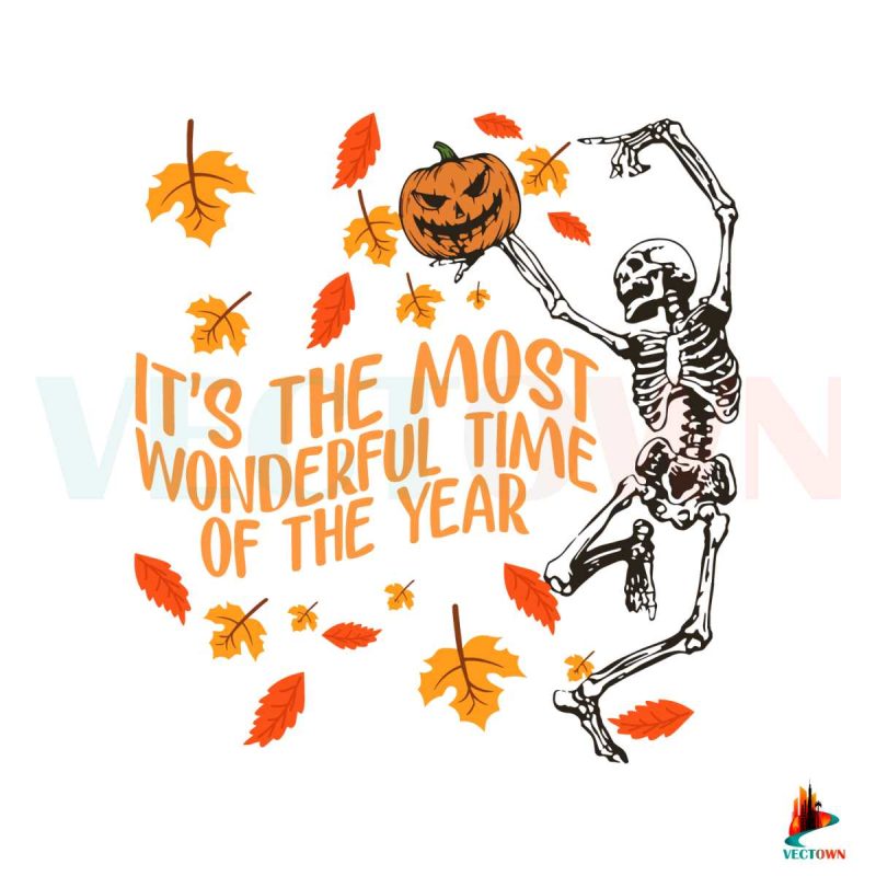 the-most-wonderful-time-of-the-year-dancing-skeleton-svg