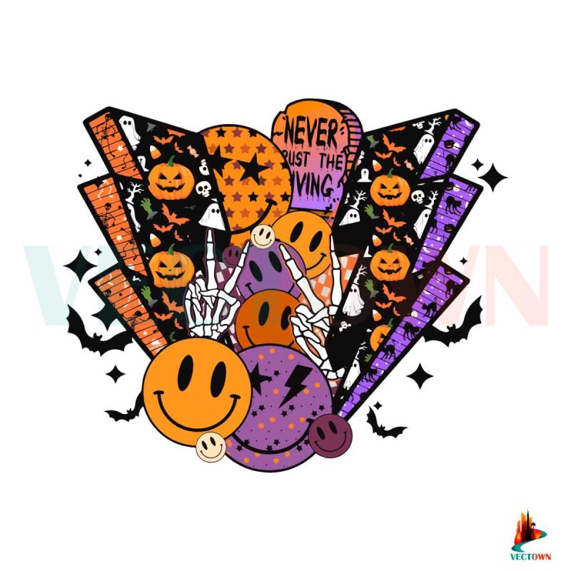 retro-colorful-halloween-smiley-face-svg-digital-cricut-file