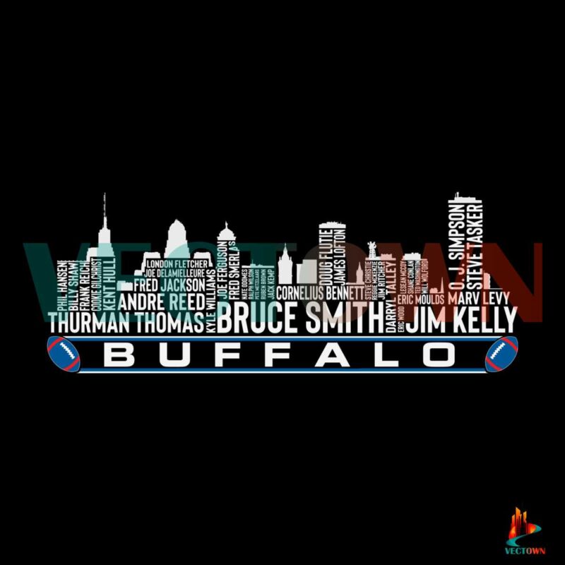 buffalo-football-city-skyline-svg-digital-file-buffalo-city-svg