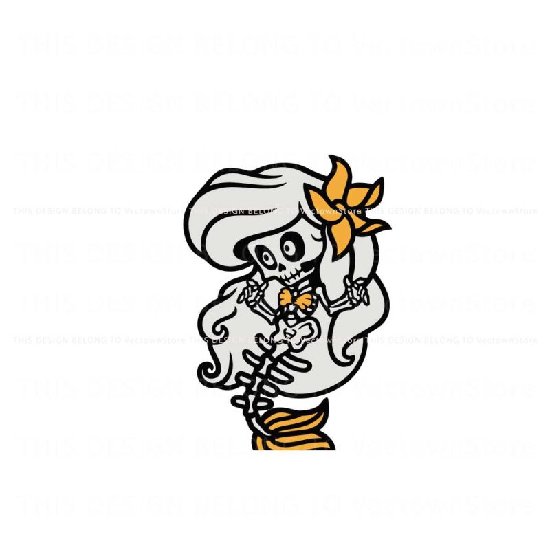 creepy-little-mermaid-skeleton-halloween-svg-cricut-files