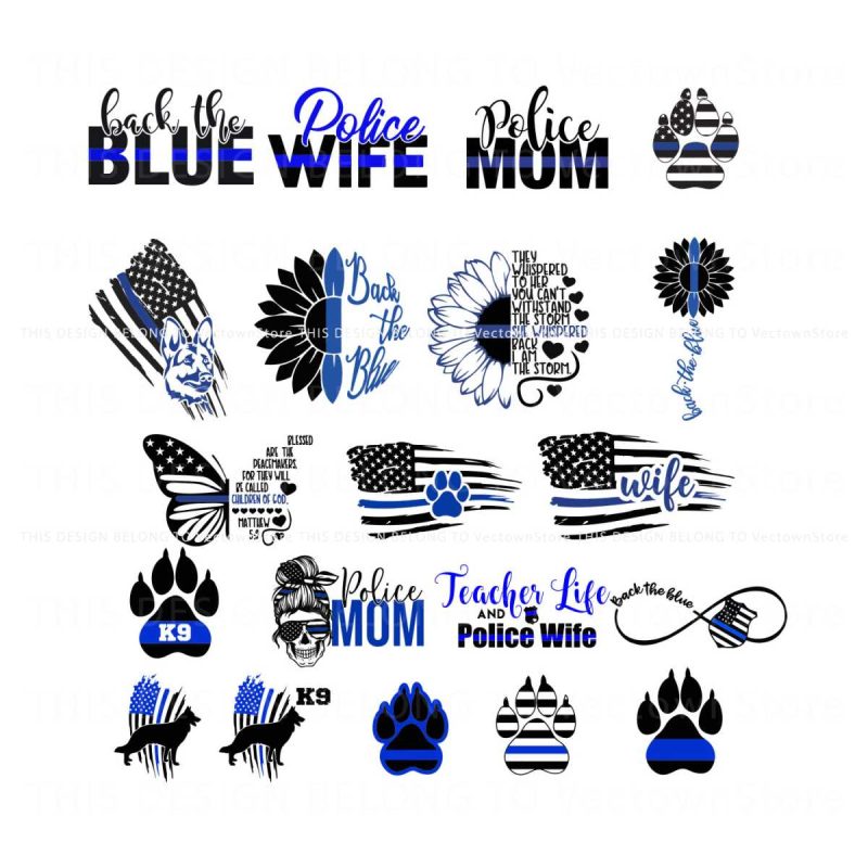 police-wife-police-mom-svg-american-flag-svg-cutting-digital-file