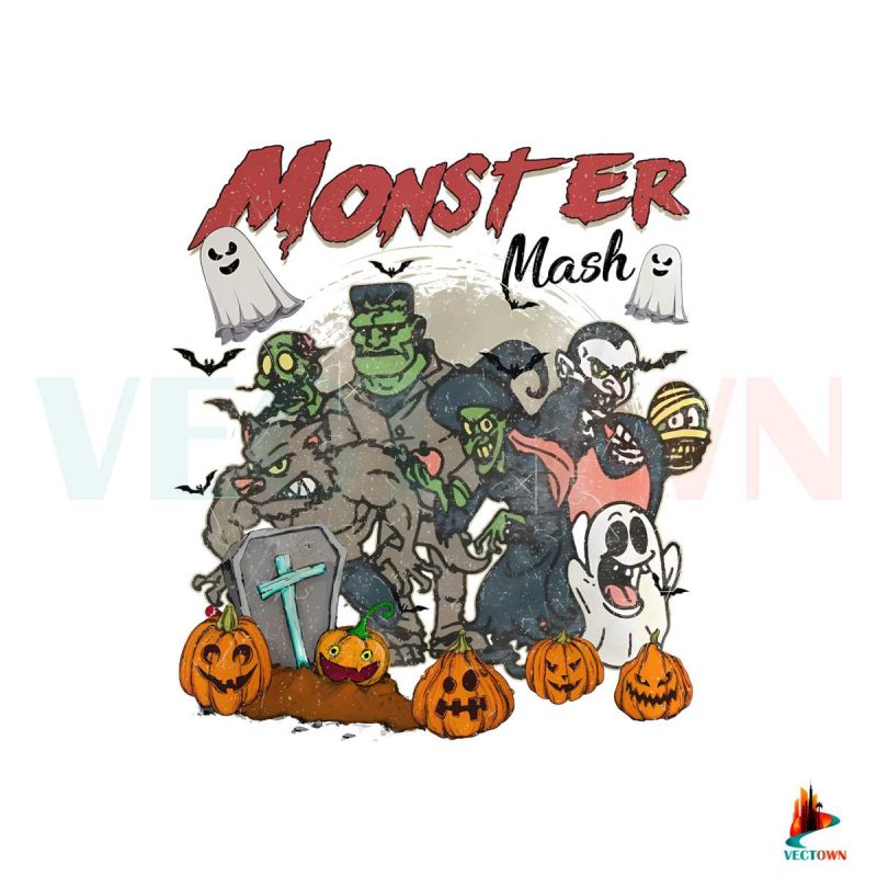 retro-halloween-monster-mash-png-sublimation-digital