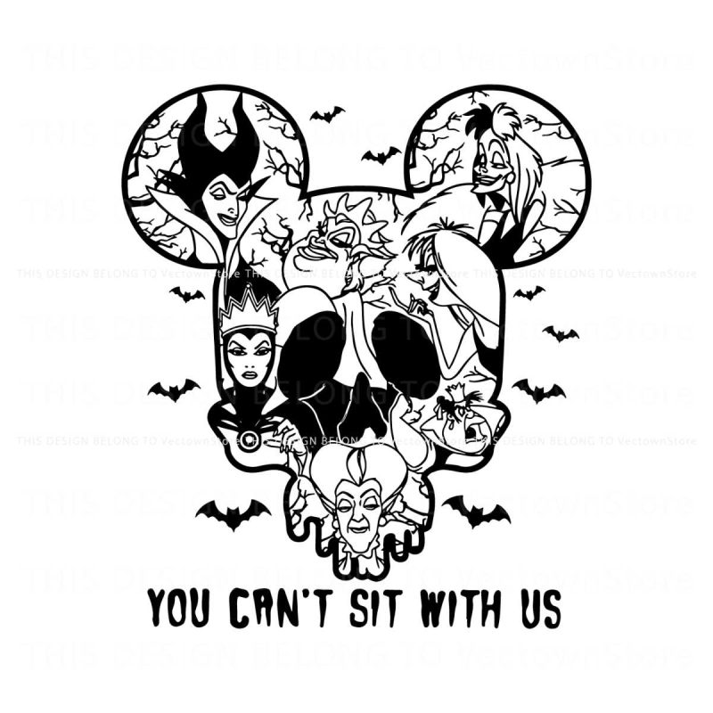 you-cant-sit-with-us-disney-villains-svg-mickey-skull-svg