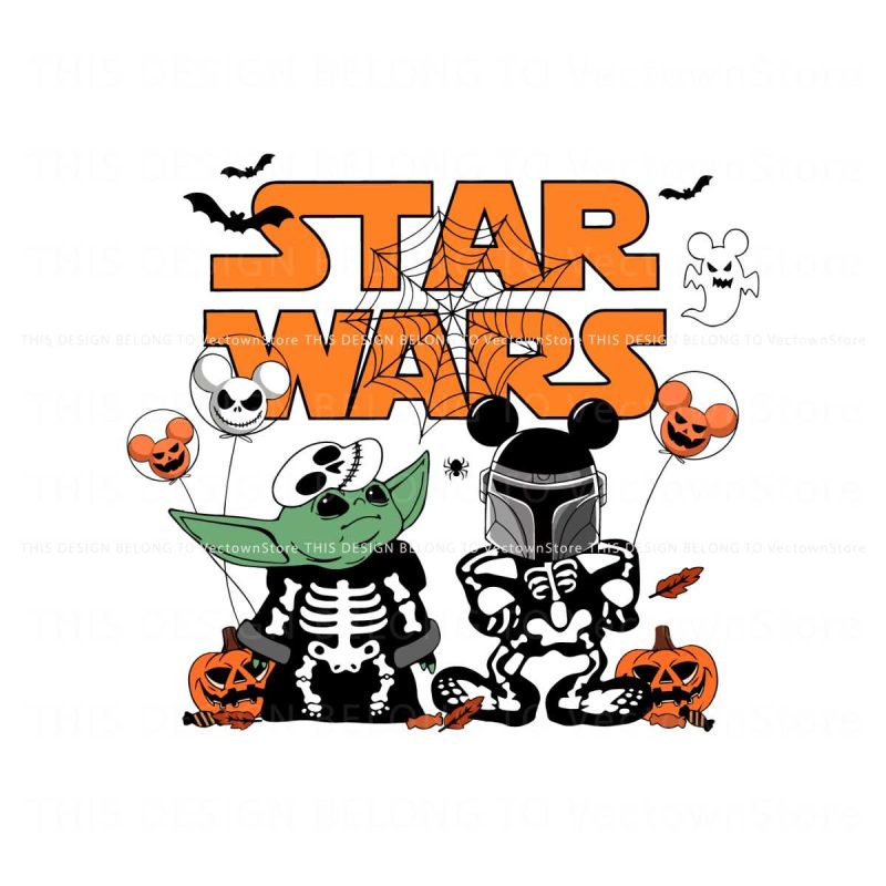 star-wars-yoda-and-boba-fett-skeleton-halloween-svg-file
