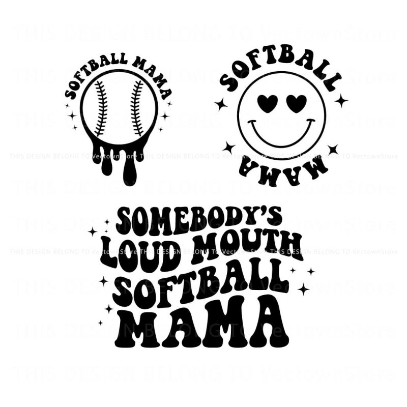 somebodys-loud-mouth-softball-mama-svg-digital-file