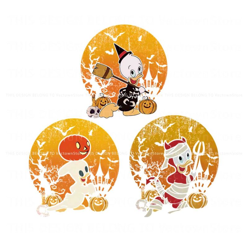 disney-duck-huey-dewey-louie-halloween-pumpkin-png-bundle