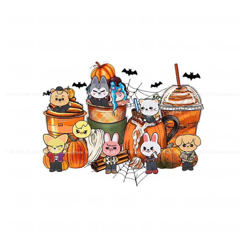 halloween-skzoo-coffee-png-cute-straykids-png-download