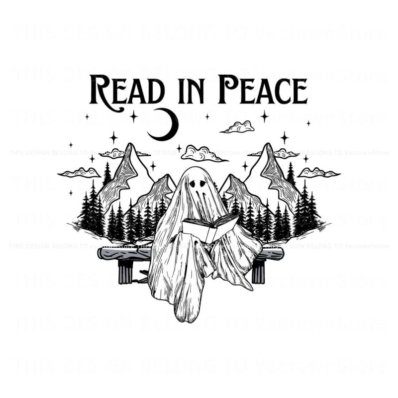read-in-peace-svg-funny-ghost-book-nerd-svg-download