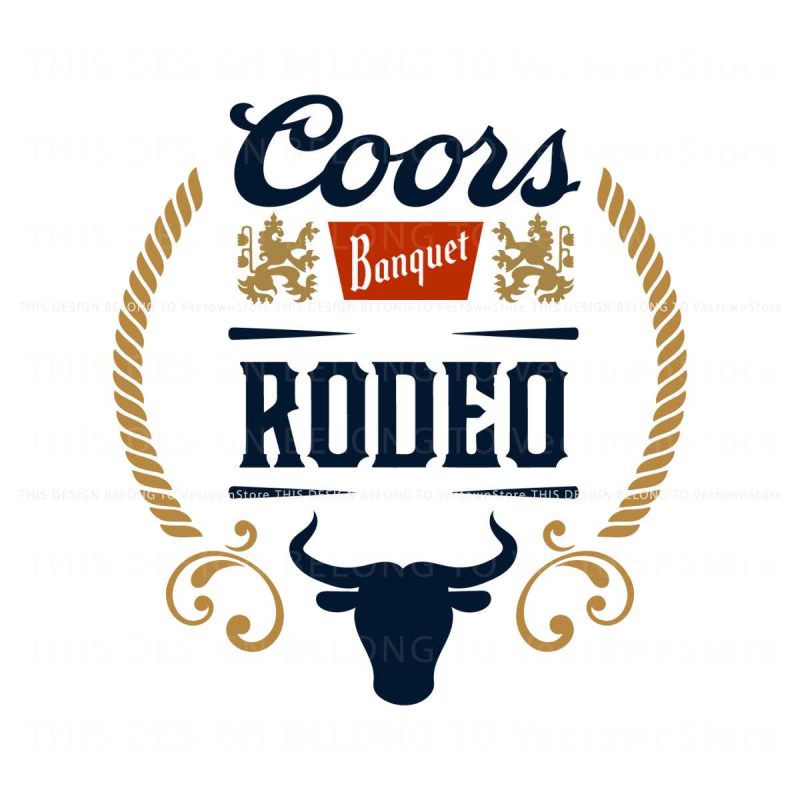 coors-banquet-logo-rodeo-bull-svg-graphic-design-file