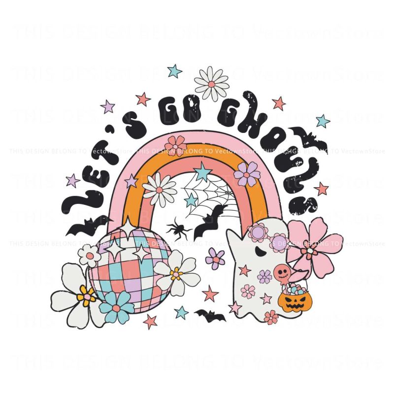 groovy-lets-go-ghouls-halloween-spooky-disco-ball-svg-file