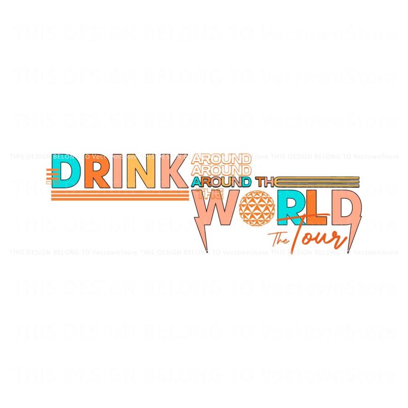drinking-around-the-world-tour-svg-epcot-center-svg-file