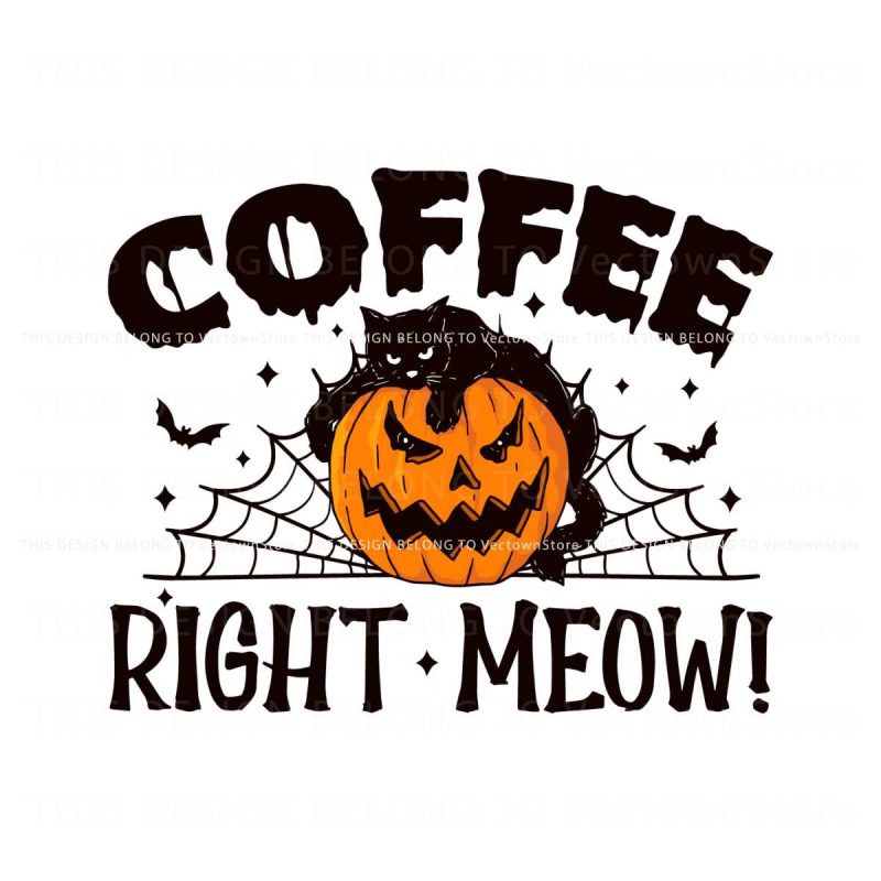 halloween-coffee-right-meow-svg-funny-black-cat-svg-file