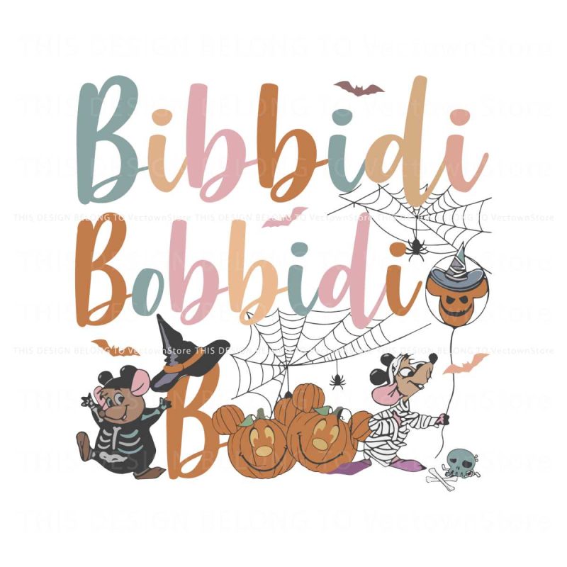 jaq-and-gus-bibbidi-bobbidi-boo-halloween-svg-digital-file