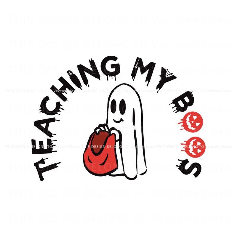 teaching-my-boos-halloween-retro-svg-digital-cricut-file
