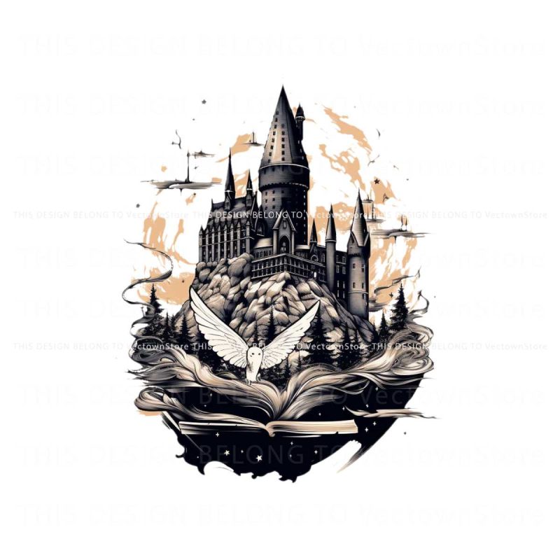 hogwarts-castle-book-hedwig-owl-png-sublimation-file