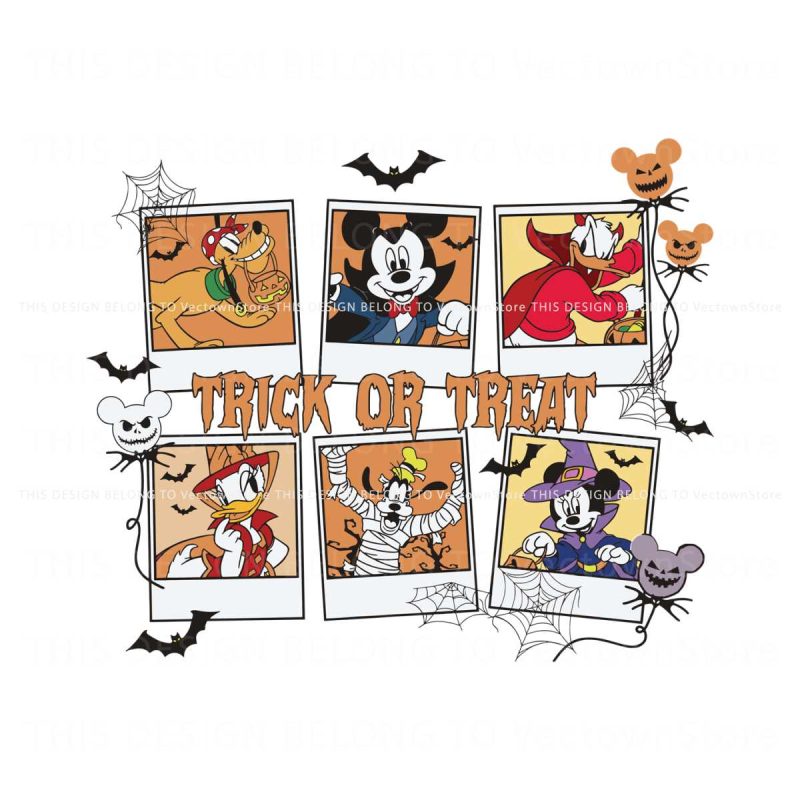 vintage-trick-or-treat-disney-chrracters-svg-download