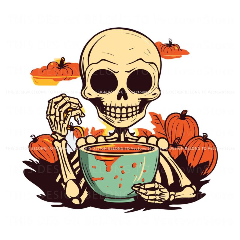 funny-skeleton-drinking-coffee-png-download-file