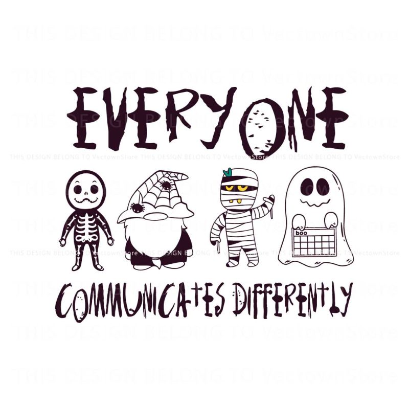 retro-ghost-everyone-communicates-differently-svg-download