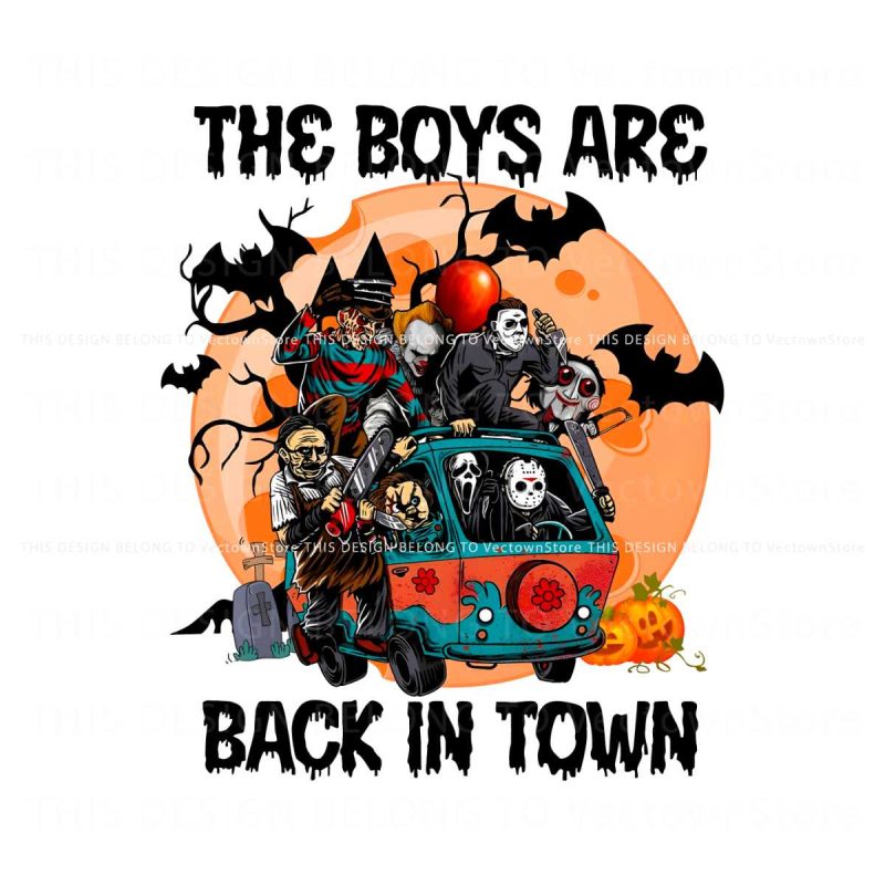 halloween-bus-the-boy-are-back-in-town-png-download