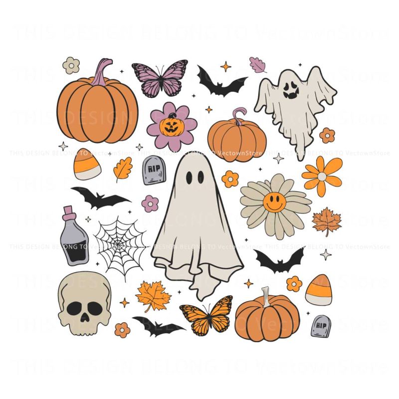 funny-halloween-doodles-svg-ghost-pumpkin-svg-file