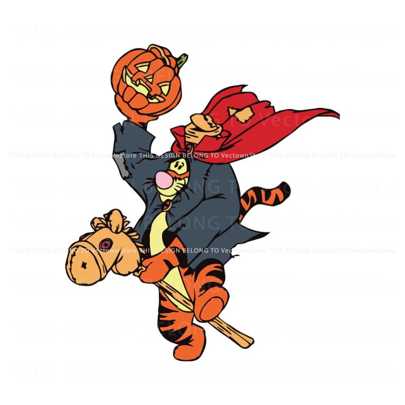 funny-halloween-tigger-pumpkin-svg-graphic-design-file