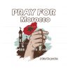 retro-pray-for-morocco-earthquake-svg-download-file
