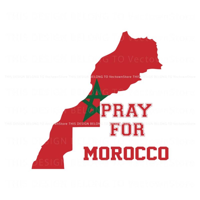 retro-pray-for-morocco-svg-morocco-earthquake-svg-file
