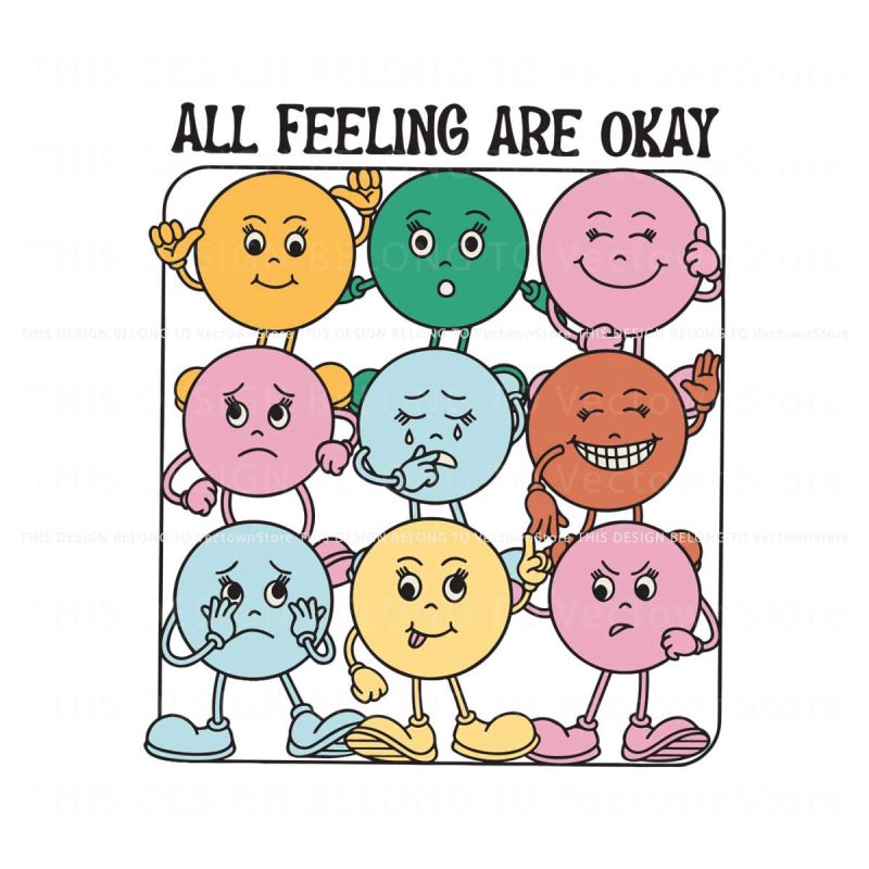 vintage-all-feelings-are-okay-svg-motivational-message-svg