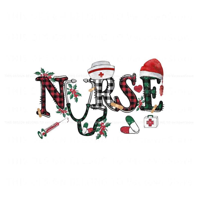 vintage-nurse-cozy-christmas-png-sublimation-design