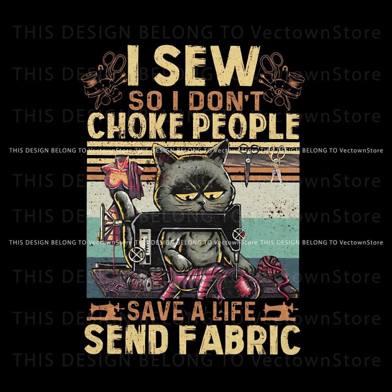 i-sew-so-i-dont-choke-people-black-cat-png-download