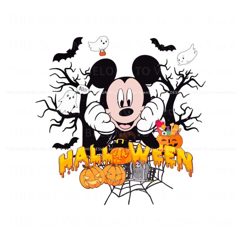 retro-mickey-halloween-not-so-scary-png-sublimation