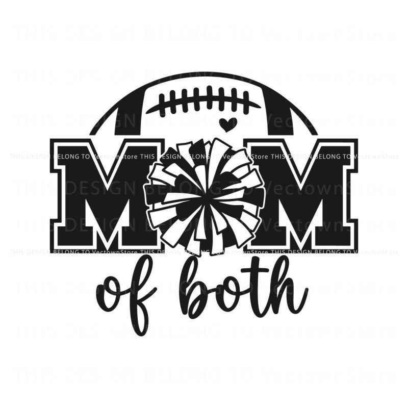 game-day-football-cheer-mom-of-both-svg-download-file