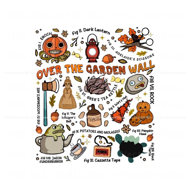 over-the-garden-wall-pumpkin-svg-digital-cricut-file