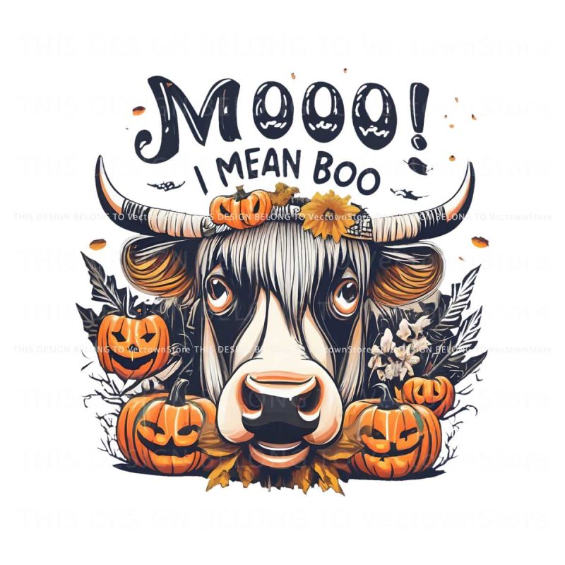 cow-pumpkin-season-noo-i-mean-boo-png-download