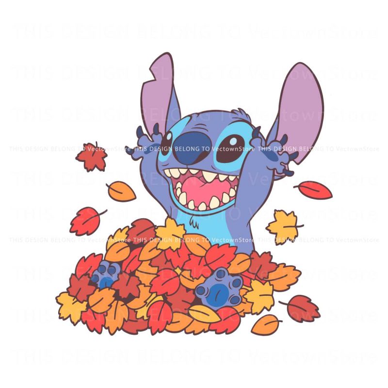 cute-stitch-autumn-leaves-svg-graphic-design-file